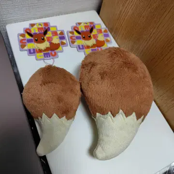 포켓몬스터 이브이 꼬리 꼬리 봉제 인형 스트랩 키체인