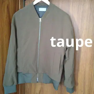 taupe 토프 카키 집업 블루종