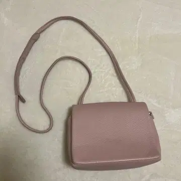 ear PAPILLONNER 핑크 소가죽 숄더백