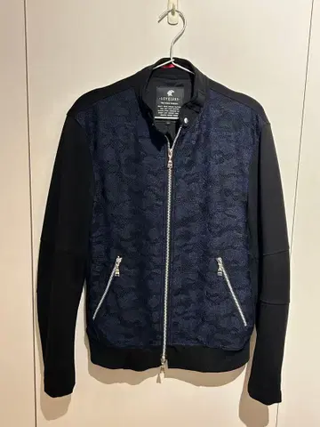 편집 중 LOVELESS 집업 자켓 네이비/블랙