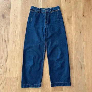 SLOBE IENA Le Denim 하이웨스트 스트레이트 데님 팬츠