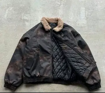 지저인 메이라드 라벨 2way 가죽 자켓 보아