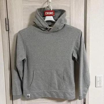 CHUMS 그레이 후드티
