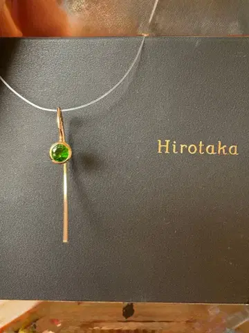 hirotaka 크롬 다이옵사이드 귀걸이 히로타카 애로우 귀걸이 한정판