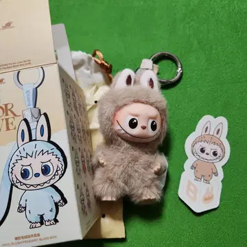 라부부 POP MART PIN FOR LOVE 봉제 인형 키링 ( B )