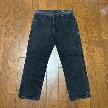 RUSTLER 러스터 블랙 데님 청바지 W36L29