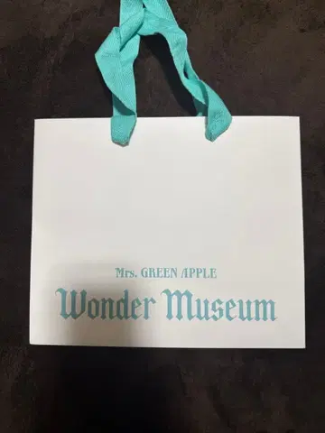 Mrs. GREEN APPLE Wonder Museum 쇼핑백 미세스