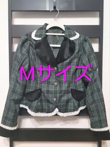 시마무라 아이노 에리 콜라보 샬롯의 수요일 자켓 M 사이즈 그린