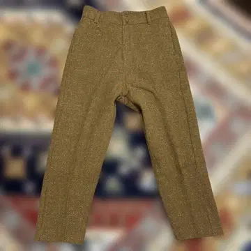 zucca 겨울 브라운 트위드 슬랙스