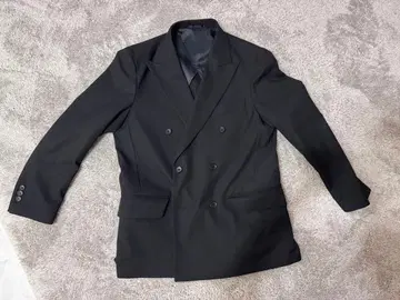 더블 브레스트 정장 자켓
