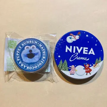 퍼펫 순순 마츠모토키요시 코코카라 파인 한정판 크림 케이스 니베아 캔