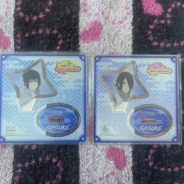 우치하 사스케 산리오 아크릴 스탠드 2개 세트