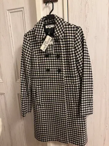 NATURAL BEAUTY BASIC 하운드 투스 코트 L 사이즈