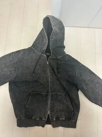 빈티지 CLEL 더블 지퍼 후드티