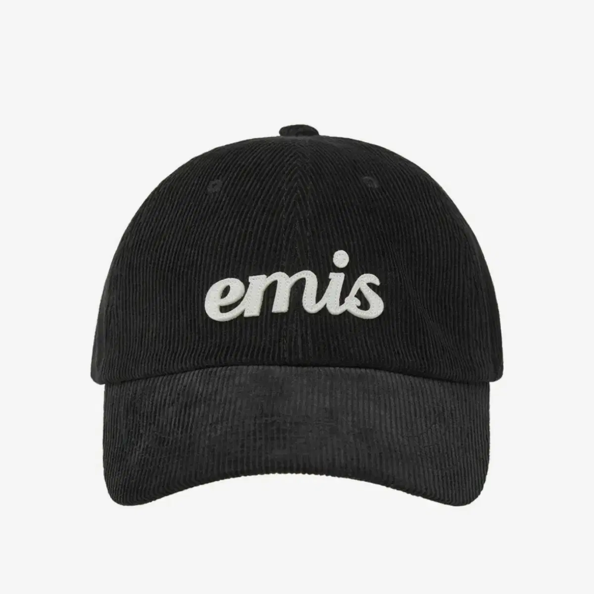 New Product Free Shipping) Emis Corduroy Ball Cap Hat Black