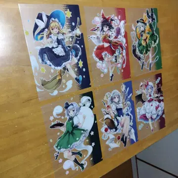 동방Project A-4 클리어 파일 묶음 판매 총 6장