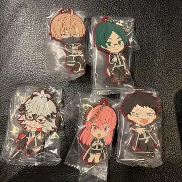 복숭아 도원암귀 러버 마스코트 5개 세트