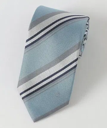 *BLACK LABEL 브라이트 트윌 레지멘탈 타이 라이트 블루 B*