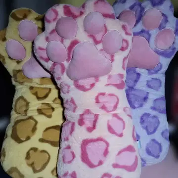 세트 거대한 고양이 손 봉제 인형 쿠션 80cm