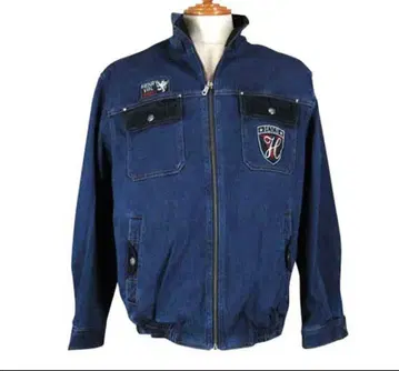 새상품급 헨리발 데님 블루종 자켓 정가 28,000엔