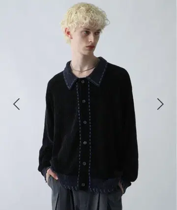 몰 스티치 니트 셔츠 HARE