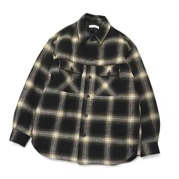 새상품급 [ FREAK'S STORE ] 체크 플란넬 셔츠 충전솜 아우터