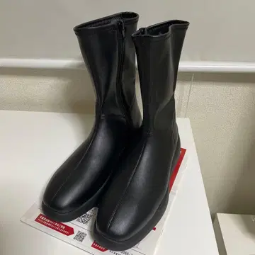 유니클로C 스트레치 숏부츠 블랙 25cm