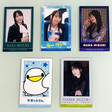 미즈키 나나 GiGO 오리지널 폴라로이드풍 미니카드 전 5종 세트