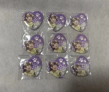 닌타마 란타로 난자타운 하트 캔뱃지 오하마 칸에몬