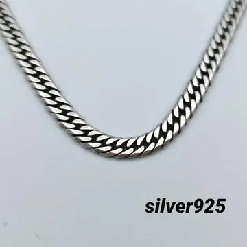 silver925제 키헤이 목걸이 체인 실버925 6면 더블 고품질