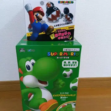 슈퍼 마리오 빅 액션 피규어 요시 & 완완 대소동 기믹