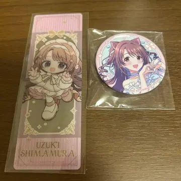 데레마스 신데렐라 걸스 마네키네코 우즈키 슬림 클리어 카드 캔뱃지