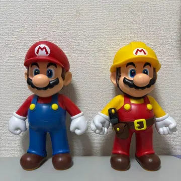 슈퍼 마리오 빅 액션 피규어 마리오 빌더 마리오 2체 세트