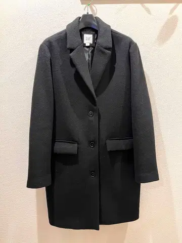 GAP 체스터 코트 블랙 S 사이즈