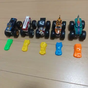 몬스터 트럭 미니카 5대 세트