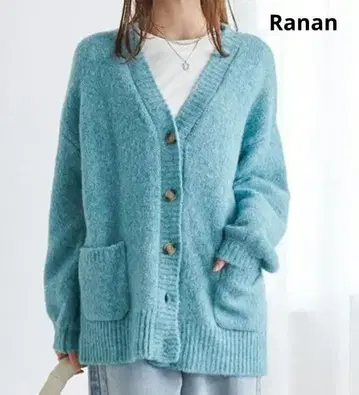새상품 Ranan 라난 오버 니트 가디건