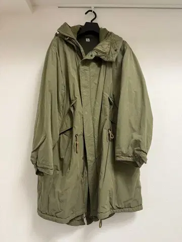 캡틴 선샤인 후드 부착 모즈 코트 38 올리브