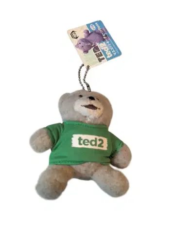 택 포함 테드2 봉제 인형 마스코트 키링 그린T셔츠