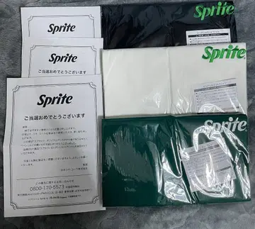 당첨품 스프라이트 빅 실루엣 T셔츠 블랙, 화이트, 그린 3장 세트