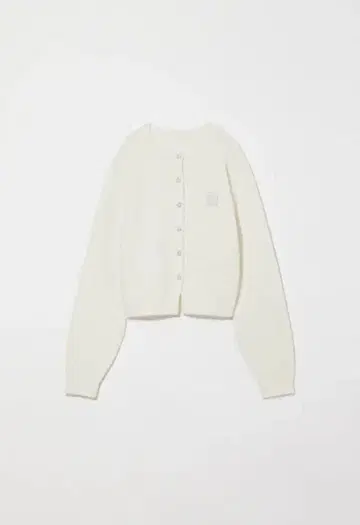 eaphi COMPACT LOGO KNIT CARDIGAN