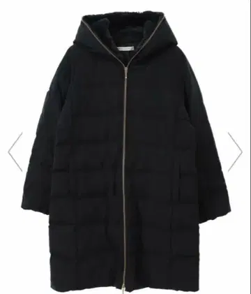 네이비 다운 코트