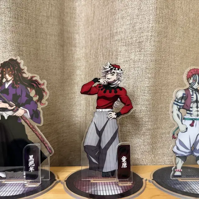 귀멸의 칼날 팝업스토어 아크릴 스탠드 3종