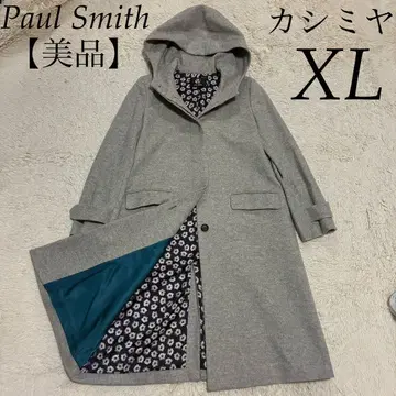 Paul Smith [새상품급] 고년식 캐시미어 후디드 코트 XL 42