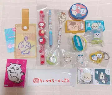 치이카와 굿즈 피규어 하치와레 토끼 랏코 밤만쥬 소품함