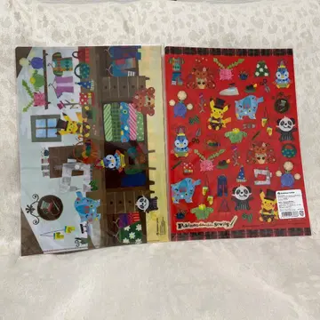 포켓몬 센터 A4 클리어 파일 chiku-chiku sewing