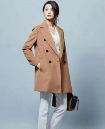 icb 더블 브레스트 코트