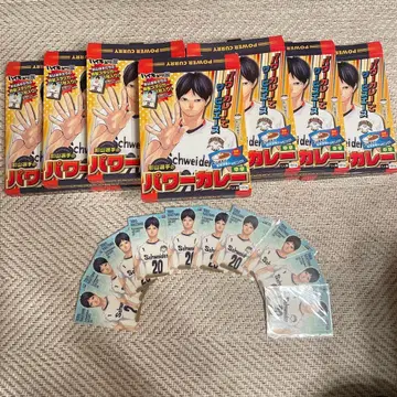 하이큐 하이큐전 파워 카레 혜택 스티커, 상자, 반려동물 없음, 비흡연자