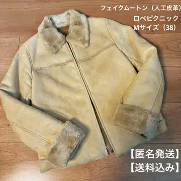 로페피크닉 페이크 무스탕 자켓 M 사이즈 (38)