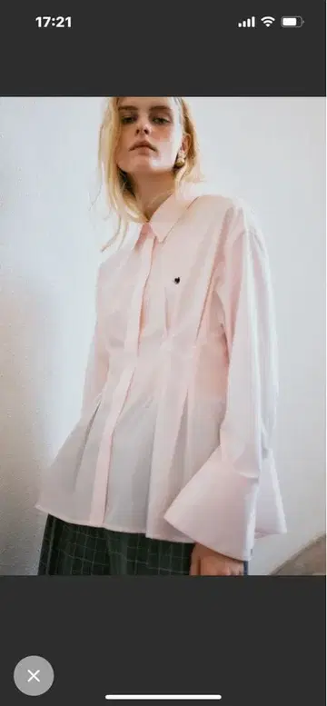 [ POLO BCS ] VIS 별주 허리 턱 플레어 셔츠