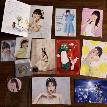 미나세 이노리 굿즈 세트 묶음 판매 브로마이드 엽서 트레이딩 카드 캔뱃지